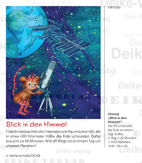 Blick in den Himmel - der fabelhafte Fridolin KW 0525