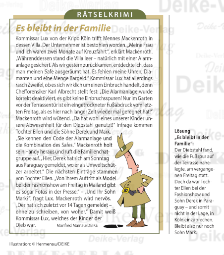 Es bleibt in der Familie (Kommissar Lux)