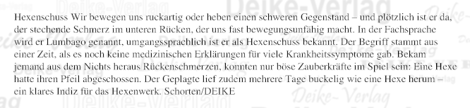 Hexenschuss