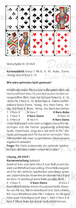 Skataufgabe KW 4424