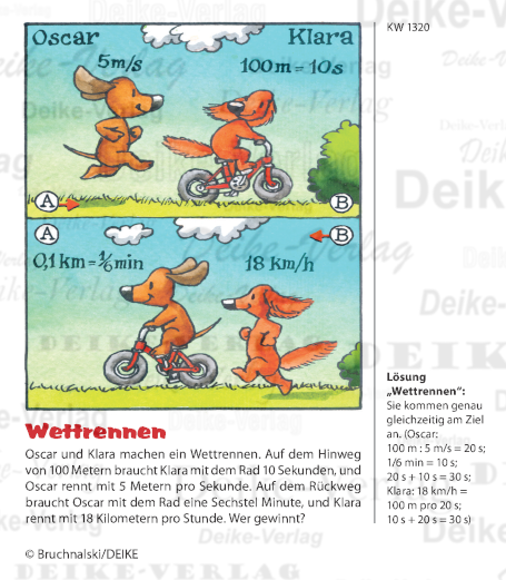 Wettrennen - Oscar der schlaue Dackel