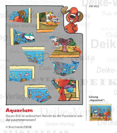 Aquarium - Oscar der schlaue Dackel KW 4425