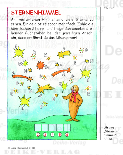 Sternenhimmel - Paula das Walross KW 0920