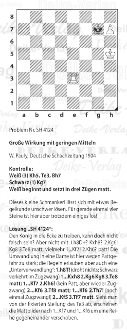 Schachaufgabe KW 4124