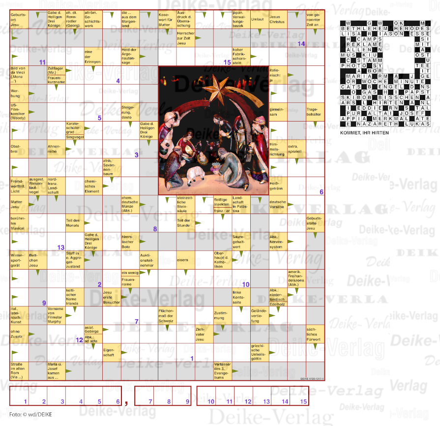 Kommet ihr Kinder (Schwedenrätsel) 1720