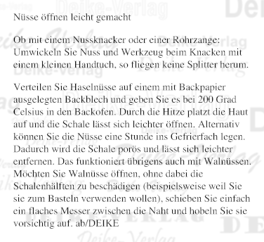 Nüsse öffnen leicht gemacht