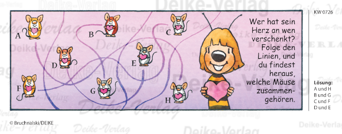 Das verschenkte Herz - Irmi die Rätselbiene KW 0726