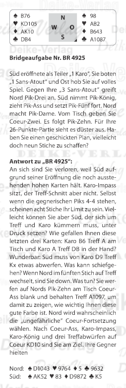 Bridgeaufgabe KW 4925