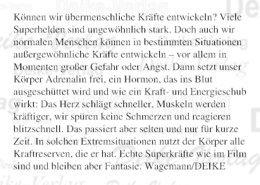 Können wir übermenschliche Kräfte entwickeln?