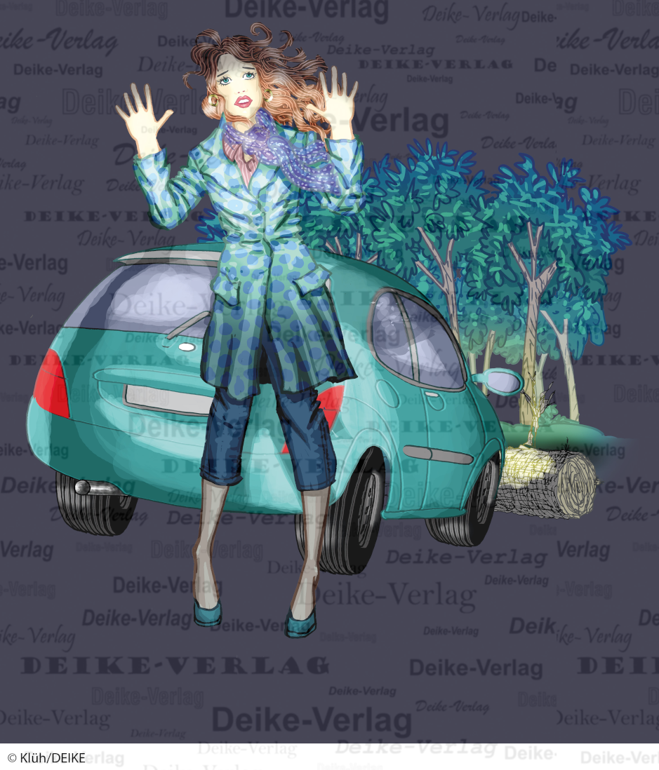 Autounfall bei Nacht