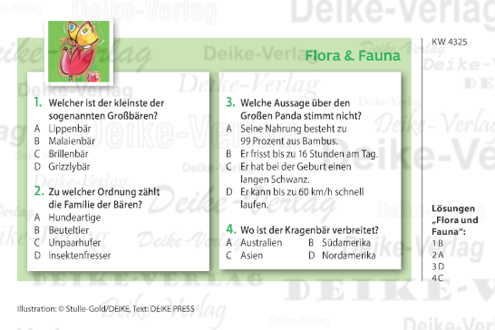 Bären - Quiz KW 4325