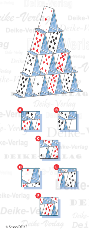 Spielkarten - Ausschnitträtsel