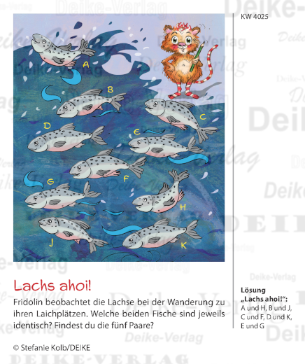 Lachse - Der fabelhafte Fridolin KW 4025