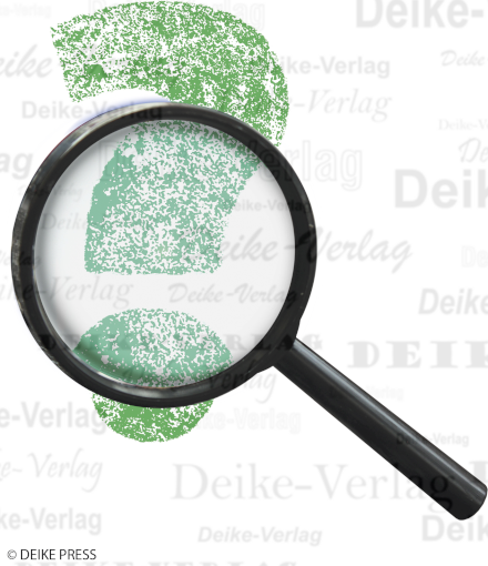 Lupe mit Fragezeichen